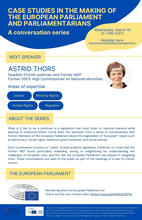 Case Studies in the Making of the European Parliament and Parliamentarians: A Conversation Series